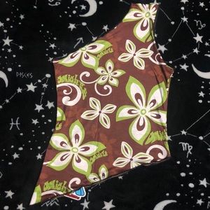 Mocha Malibu One Shoulder Top